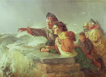 行方不明の船、1876年頃